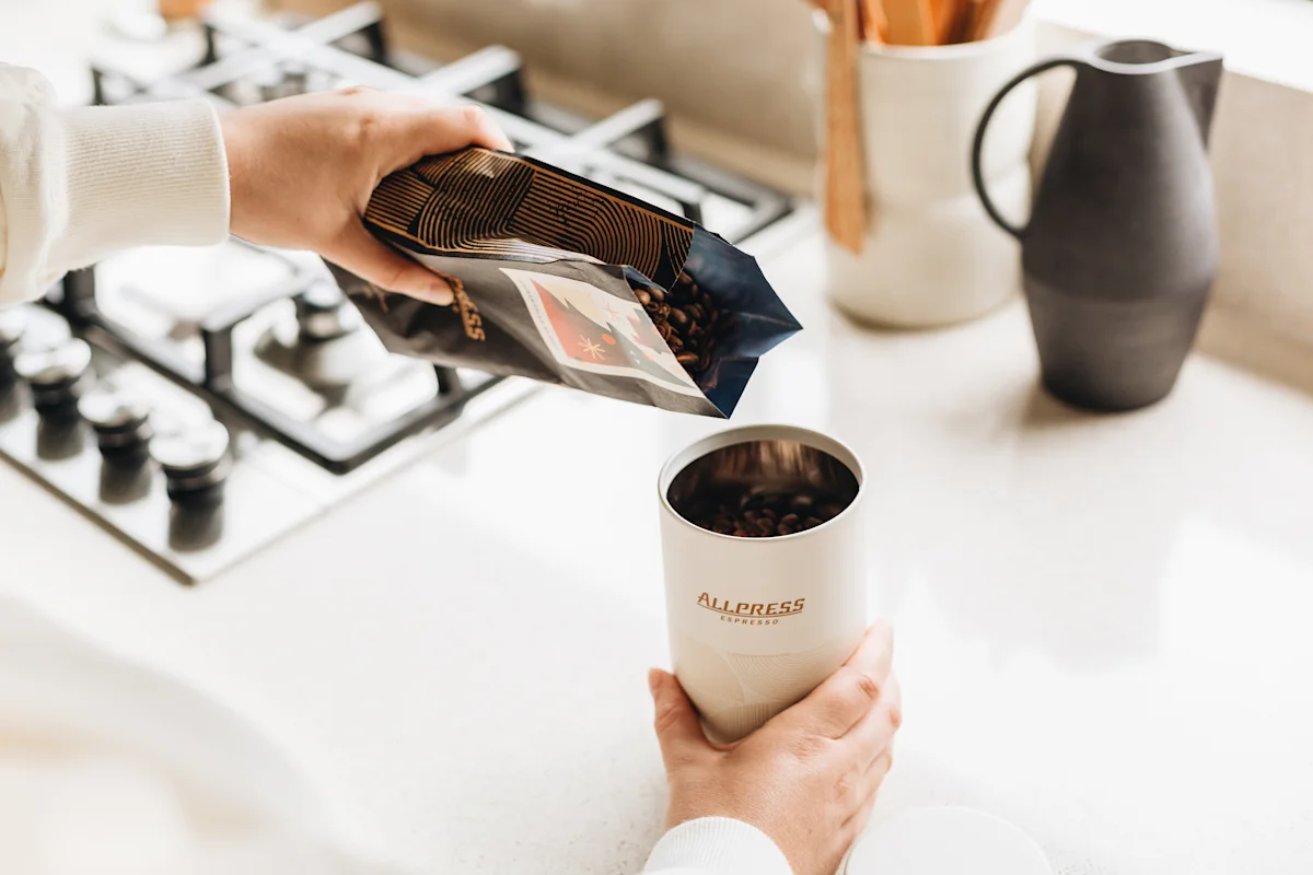 Allpress coffee storage